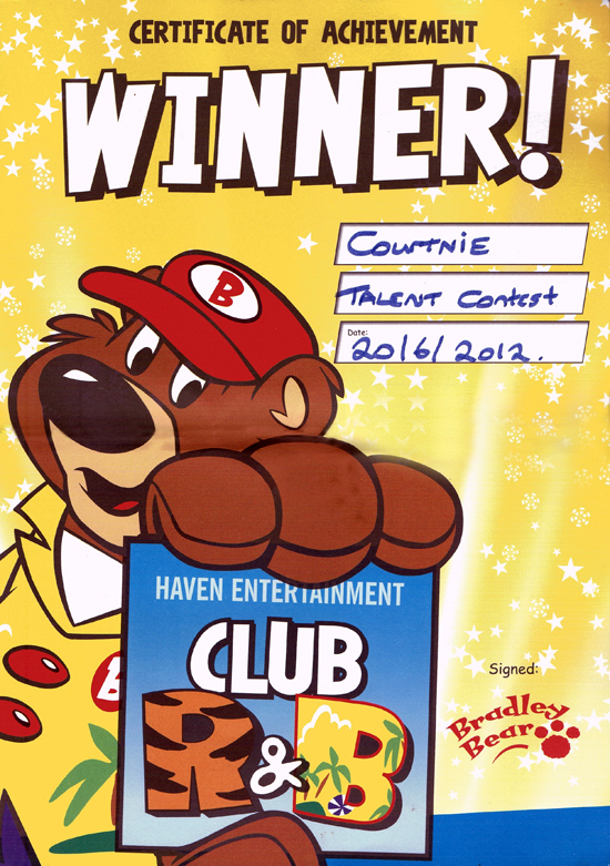 Courtnie Talent Contest